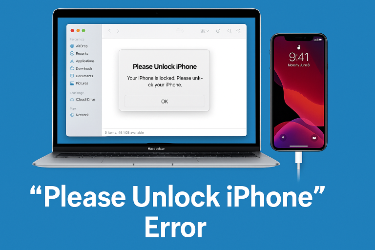 How to Fix “Please Unlock iPhone” Error When Importing Photos to Mac