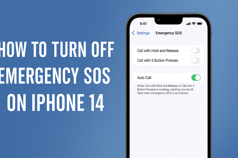 How to Turn Off Emergency SOS on iPhone 14