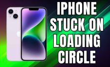 iPhone stuck on loading circle