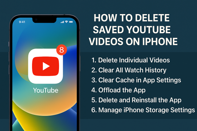 How to Delete Saved YouTube Videos on iPhone and Free Up Storage