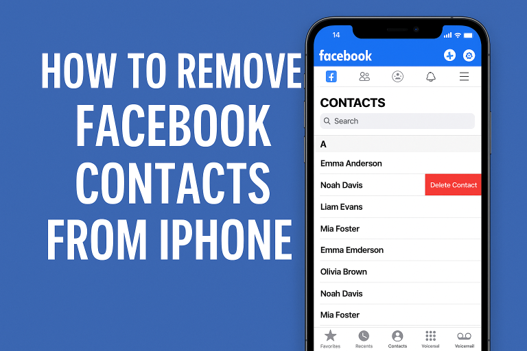 How to Remove Facebook Contacts from iPhone (Complete Guide)