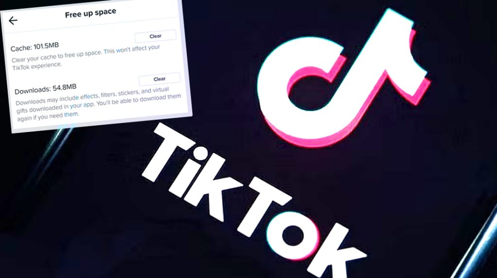 clear tiktok app cache iphone featured