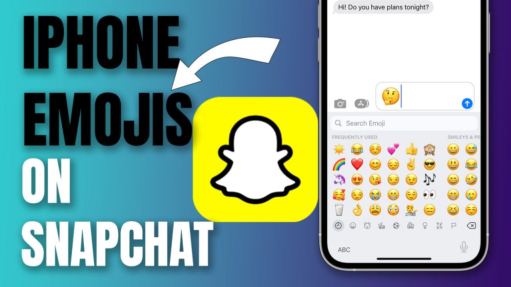 iphone emojis on snapchat