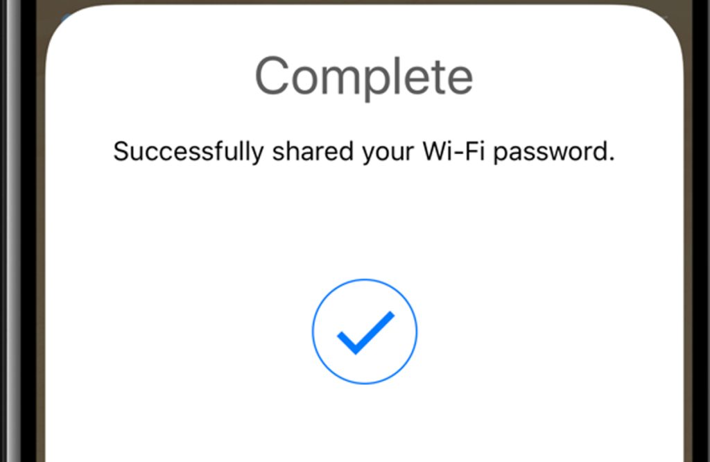 share wi-fi password from iphone to laptop