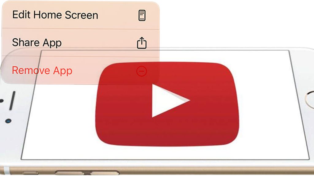 uninstall delete youtube app iphone featured
