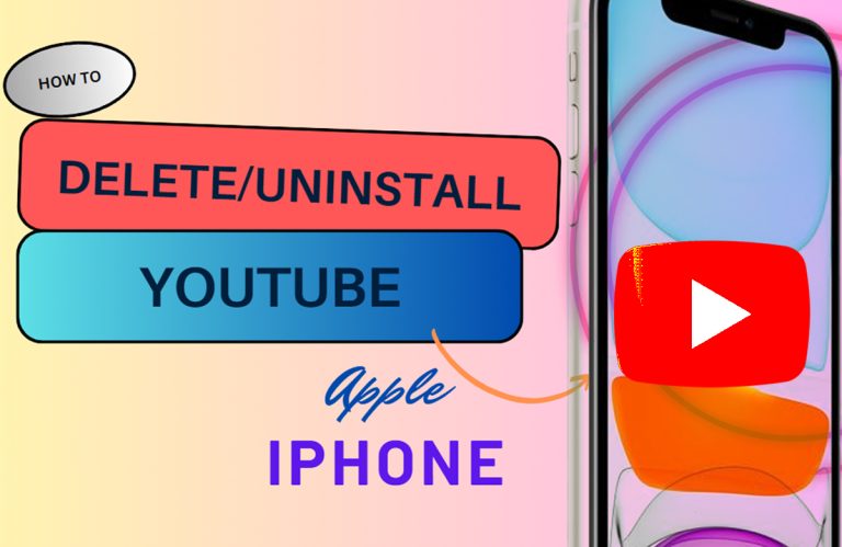 How to Delete YouTube App from an iPhone