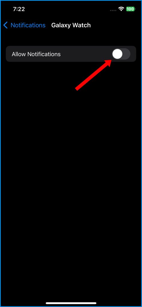 Comprehensive Troubleshooting Guide for Rapid Battery Drain on the iPhone 14 10 Disable the Allow Notifications switch of the app