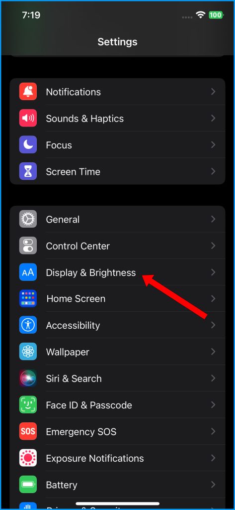 Comprehensive Troubleshooting Guide for Rapid Battery Drain on the iPhone 14 7 Tap Display & Brightness
