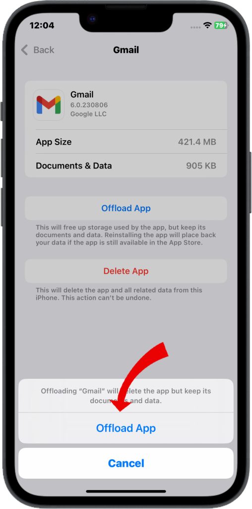 How to Resolve iPhone 14 Camera Freezing and Crashing 10 Tap Offload app