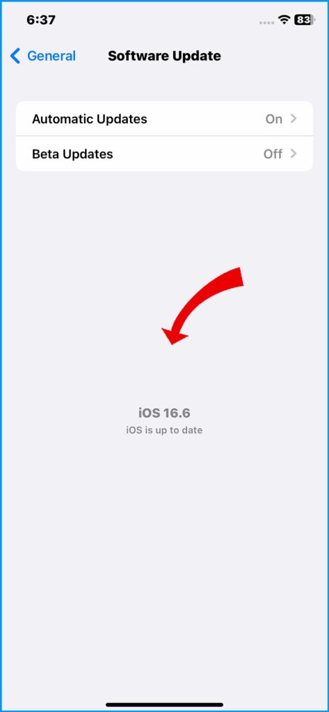 How to Resolve iPhone 14 Screen Flickering 4 Install update