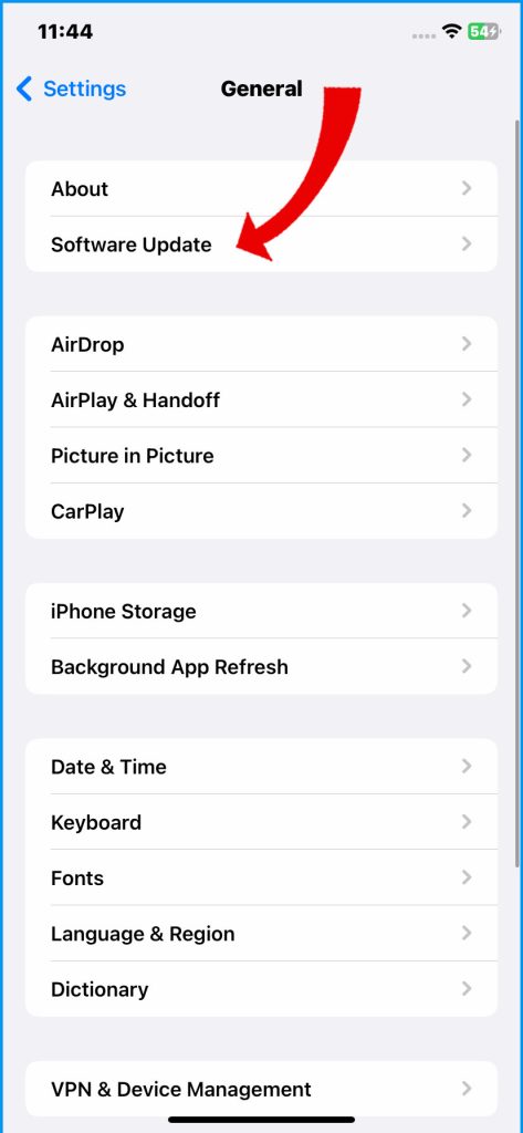 How to Fix iPhone 14 Screen Not Responding 7 Tap Software Update