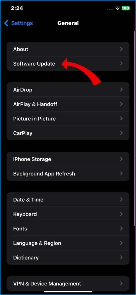 How to Fix iPhone 14 Battery Draining Overnight 10 Tap Software Update