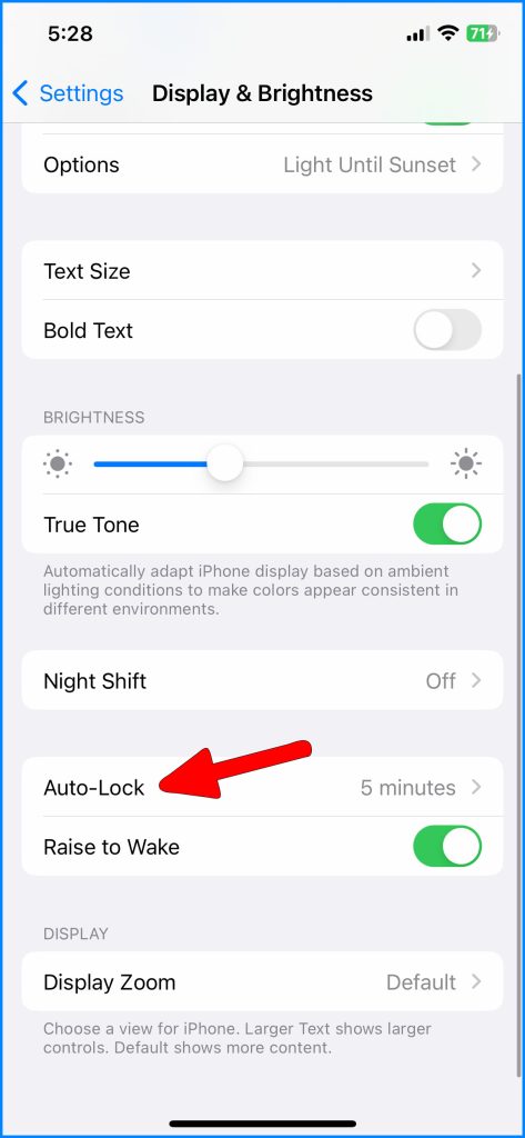How to Fix An iPhone 14 Battery Draining in Standby 4 Tap Auto-Lock
