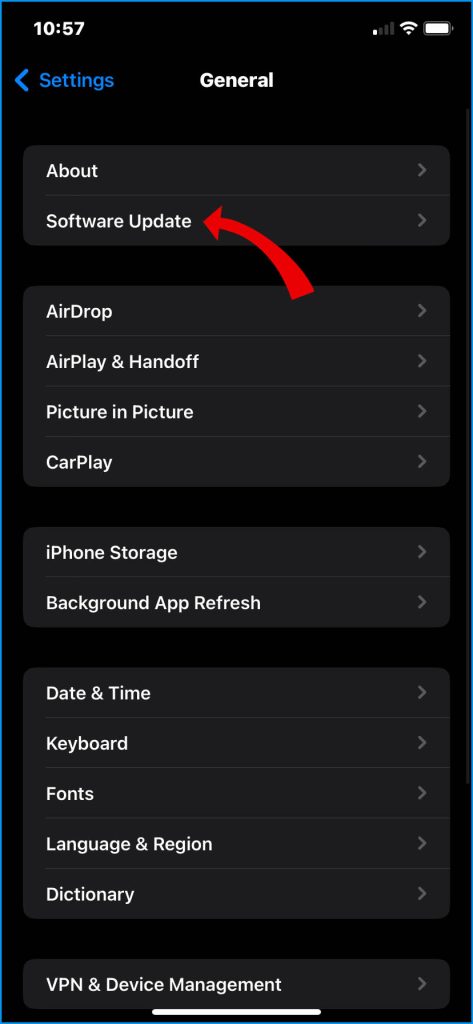 How to Fix iPhone 14 Battery Not Lasting Long 2 Tap Software Update