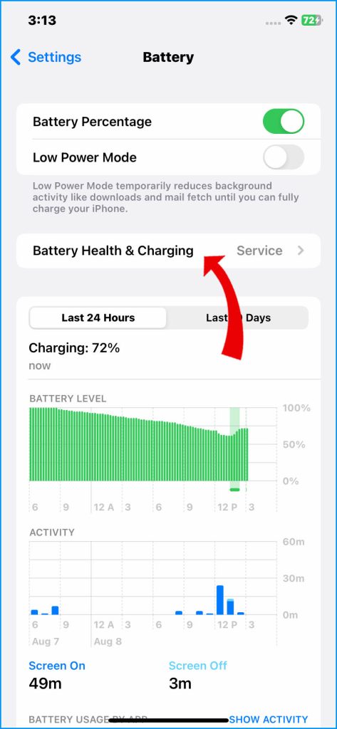How to Fix iPhone 14 Battery Dying Quickly After Charging 12 Tap Battery Health & Charging