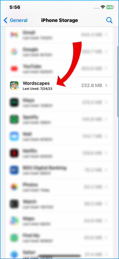 How to Fix iPhone 14 Battery Draining While Using Specific Apps 12 Select the app