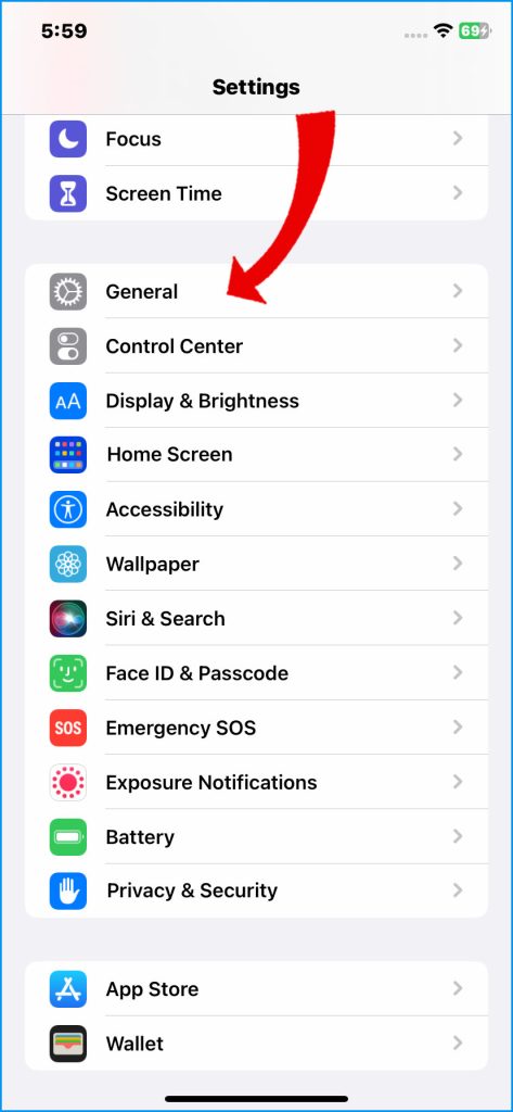 How to Fix iPhone 14 Battery Draining While Using Specific Apps 15 Tap General