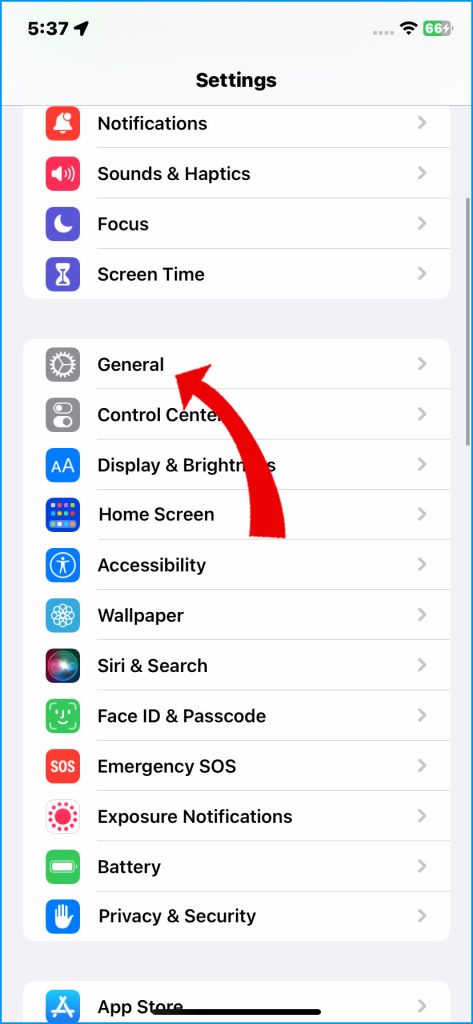 How to Fix iPhone 14 Battery Draining While Using Specific Apps 6 Tap General