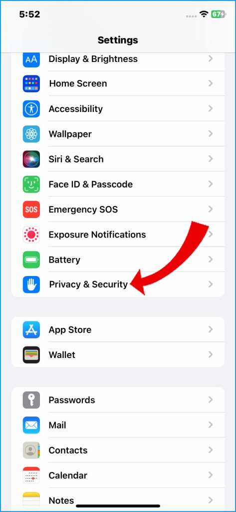 How to Fix iPhone 14 Battery Draining While Using Specific Apps 9 Tap Privacy & Security