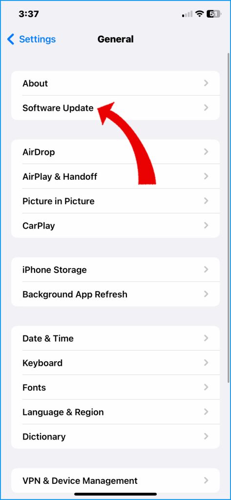 Why Is My iPhone 14 Battery Not Charging with Third-Party Charger and How to Fix It 5 Tap Software Update