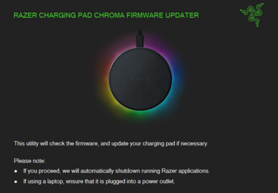 update charger firmware