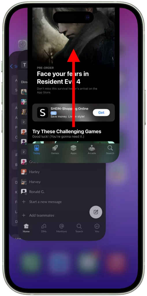 Can't Download Apps on iPhone? 9 Fixes You Need to Try (Reset, Updates + Tips) 5 swipe up on its preview to close it