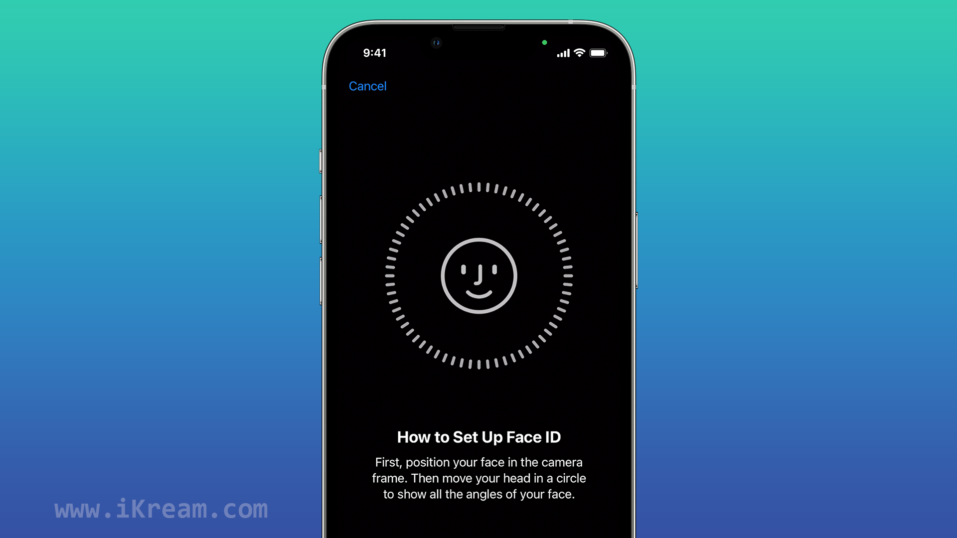 why isn't my face id working on iphone 13