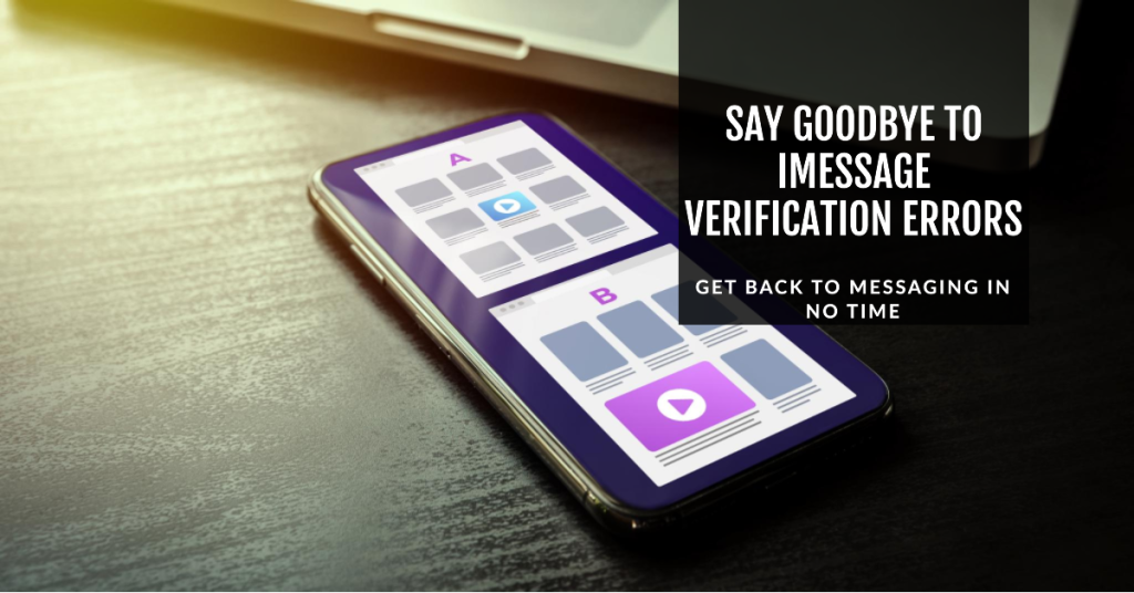 Fix iMessage Verification Errors