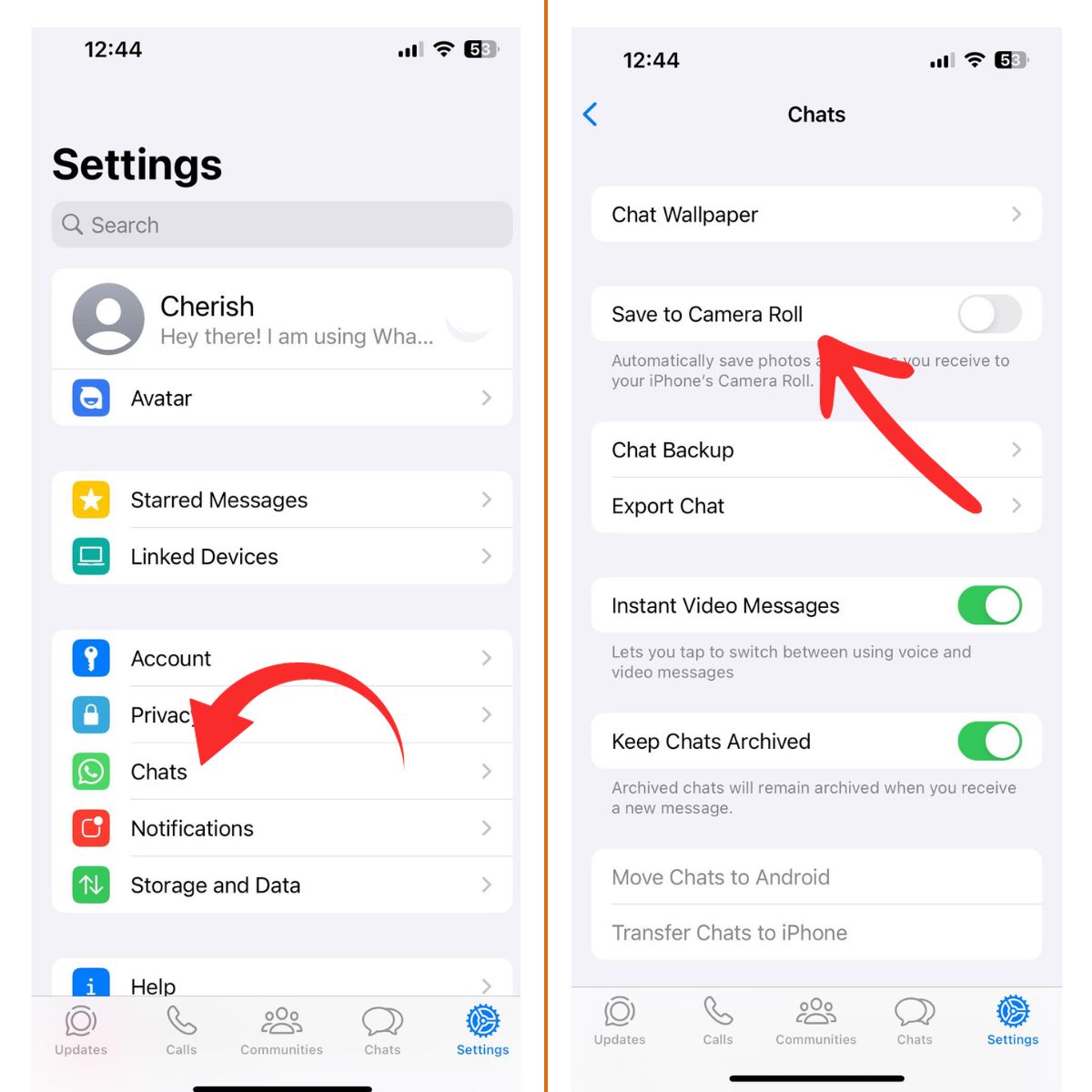 5 Ways to Hide Text Messages on iPhone 4 Whatsapp settings