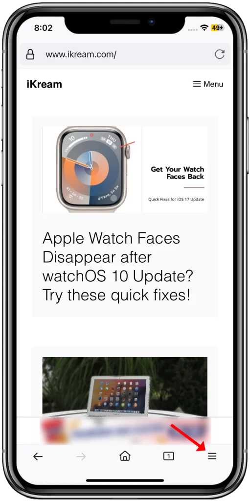 How to Delete Frequently Visited Sites on iPhone 11 13 Tap the three lines in the bottom right corner