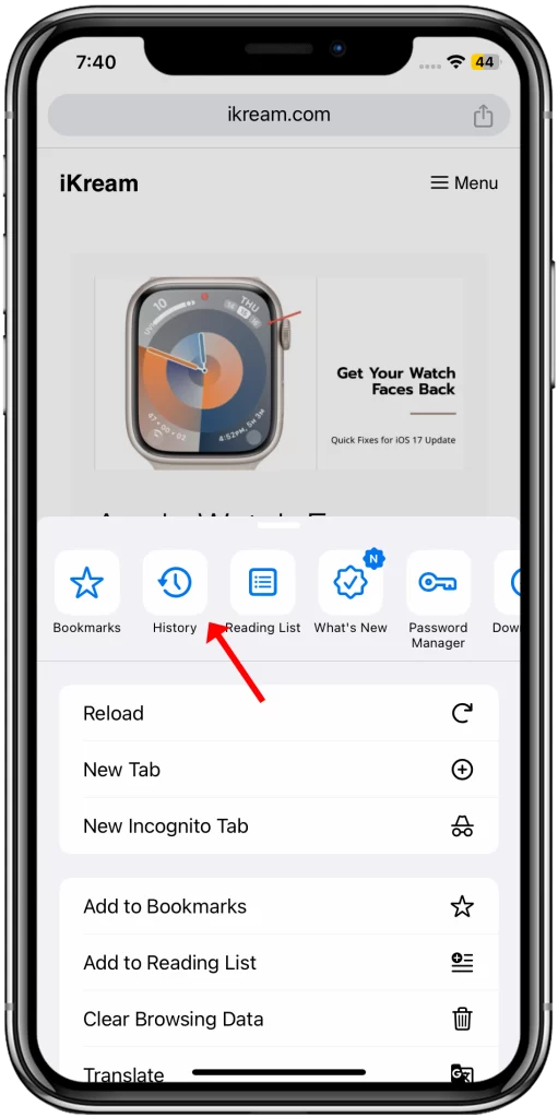 How to Delete Frequently Visited Sites on iPhone 11 8 tap History