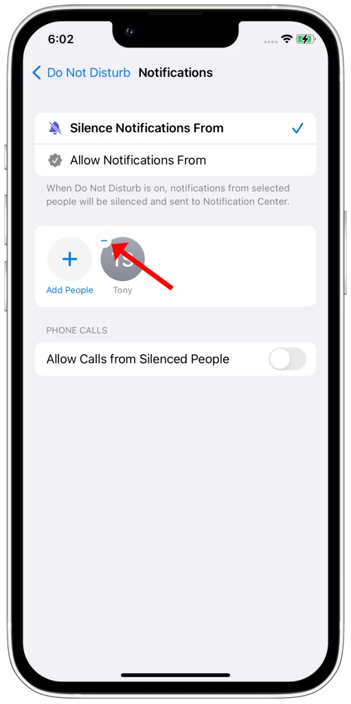 How to Turn on Do Not Disturb Mode for a Specific Contact on your iPhone X 11