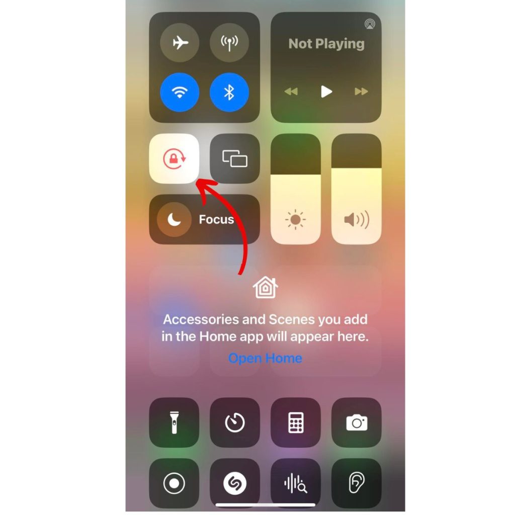 how to rotate screen on iphone 12