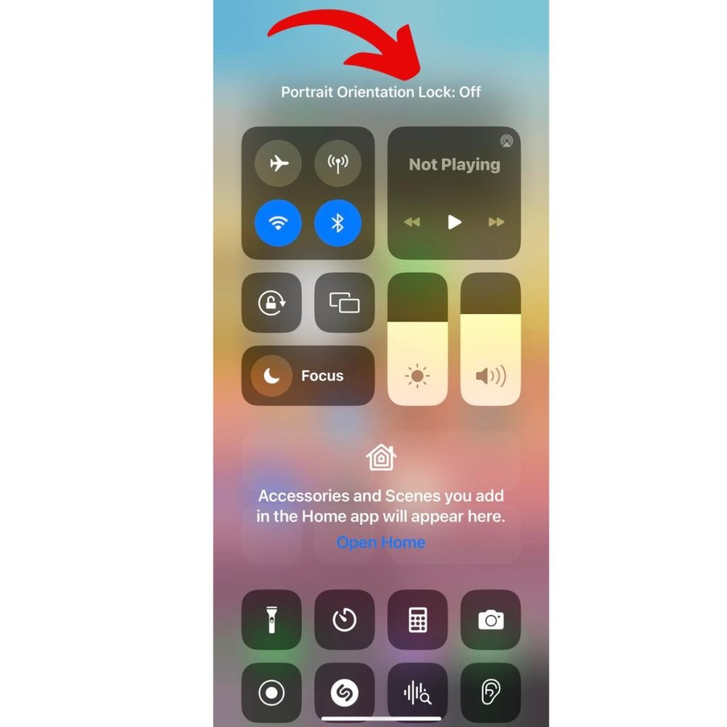 how to rotate screen on iphone 12