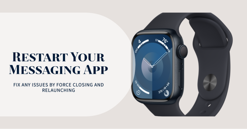 FORCE CLOSE MESSAGE APP AND RELAUNCH