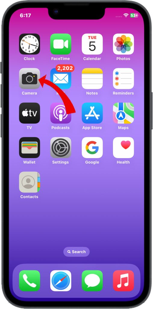 How to Troubleshoot iPhone 14 Blurry Photos and Videos 6 Open Camera App