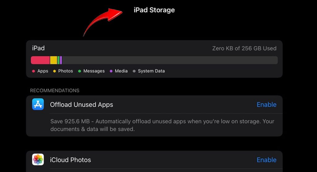 free up iPad Storage ipadOS 17
