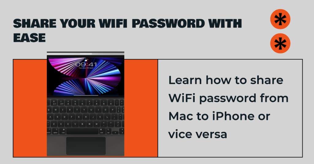 share your WiFi password to your iPhone