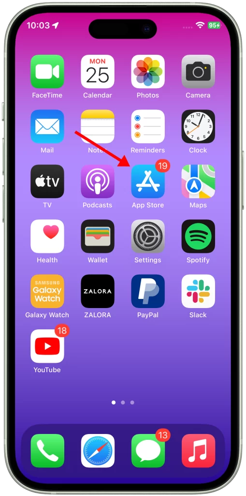 iPhone Battery Draining Fast? 10 Ways to Fix Rapid Power Loss 7 Launch the App Store.