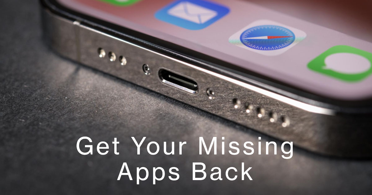 iPhone Apps Disappeared Post iOS 17 Update? Here's How to Recover Them