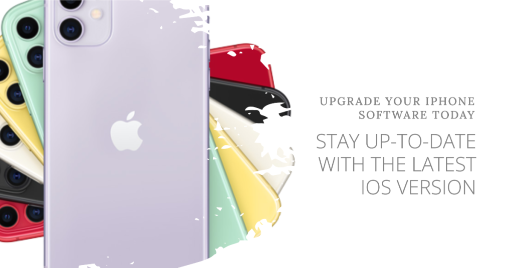Update your iPhone software to the latest iOS version available