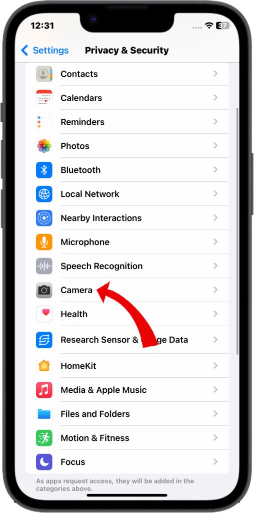 How to Resolve iPhone 14 Camera Unable to Scan QR Codes 3 Tap Camera