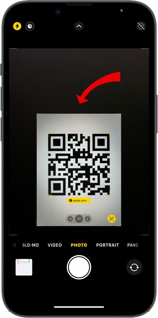 How to Resolve iPhone 14 Camera Unable to Scan QR Codes 7 Zoom In on Code
