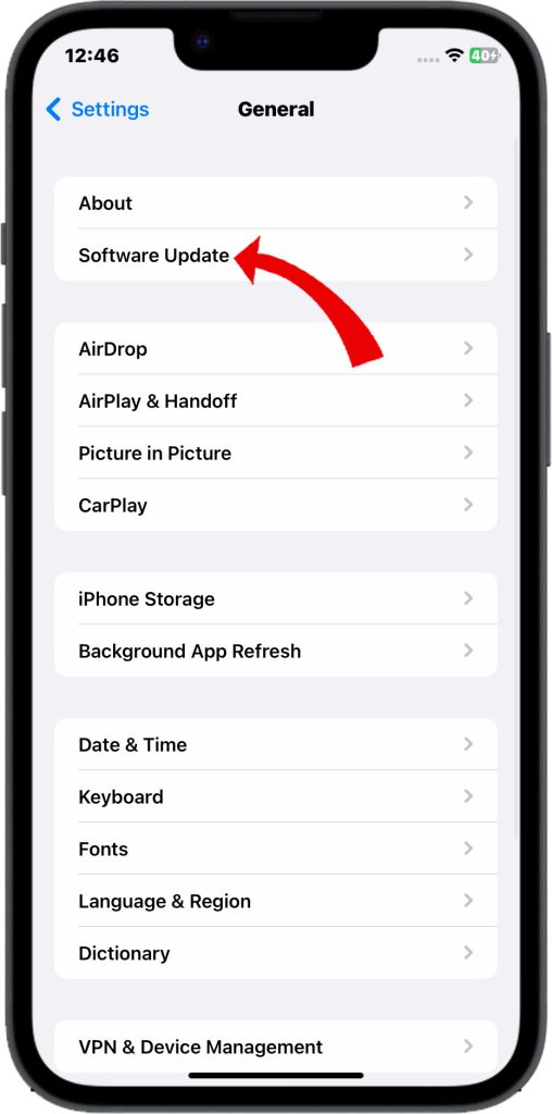 How to Resolve iPhone 14 Camera Unable to Scan QR Codes 9 Tap Software Update