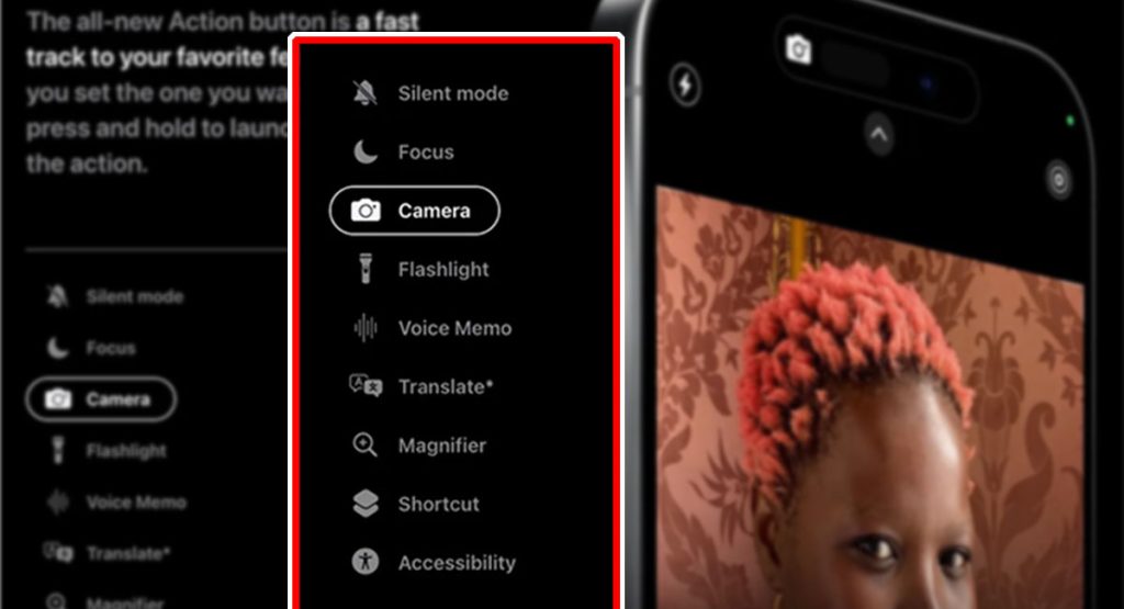 iPhone 15 action button feature setup