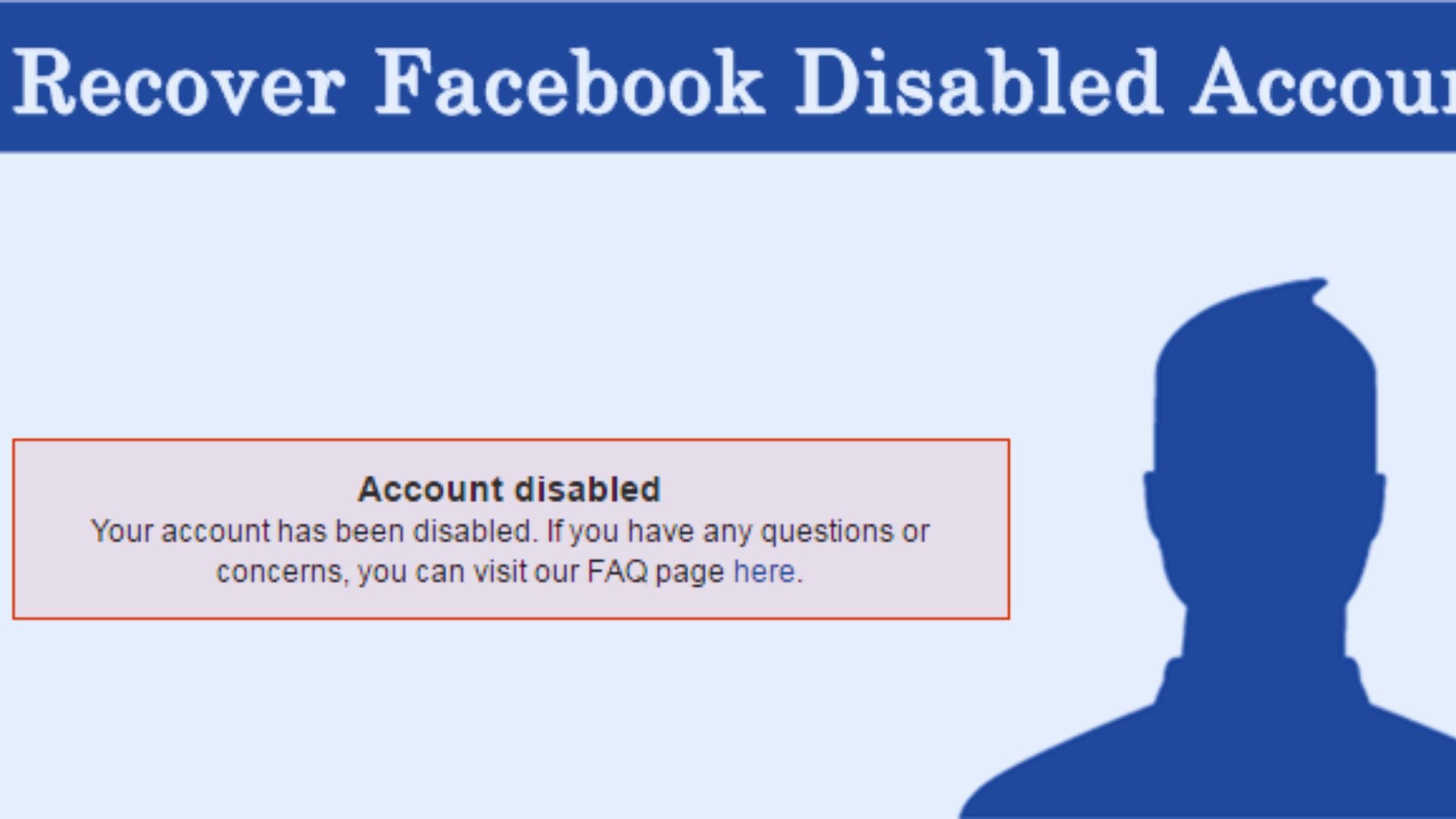 Check If Your Account Is Disabled
