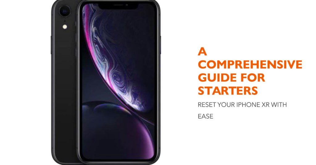 factory reset iPhone XR