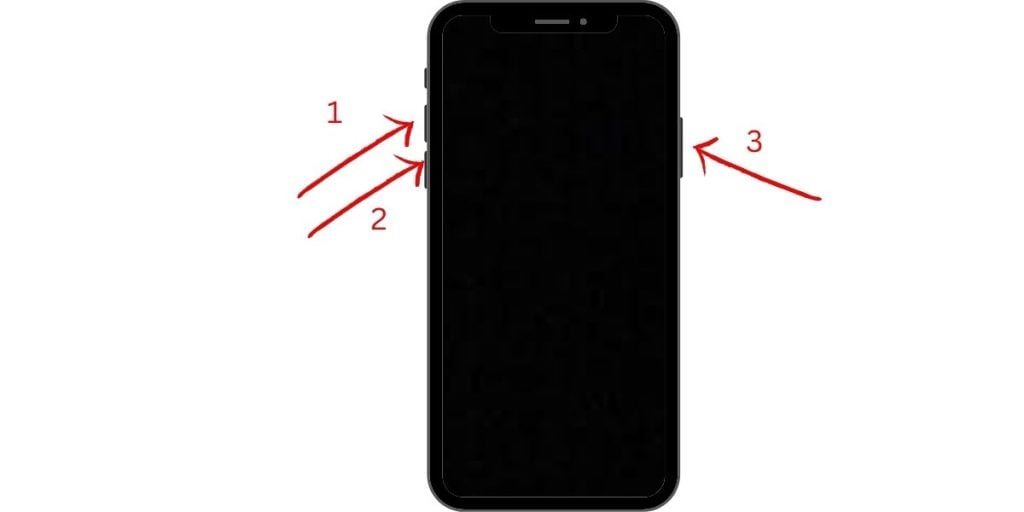 iphone x black screen of death