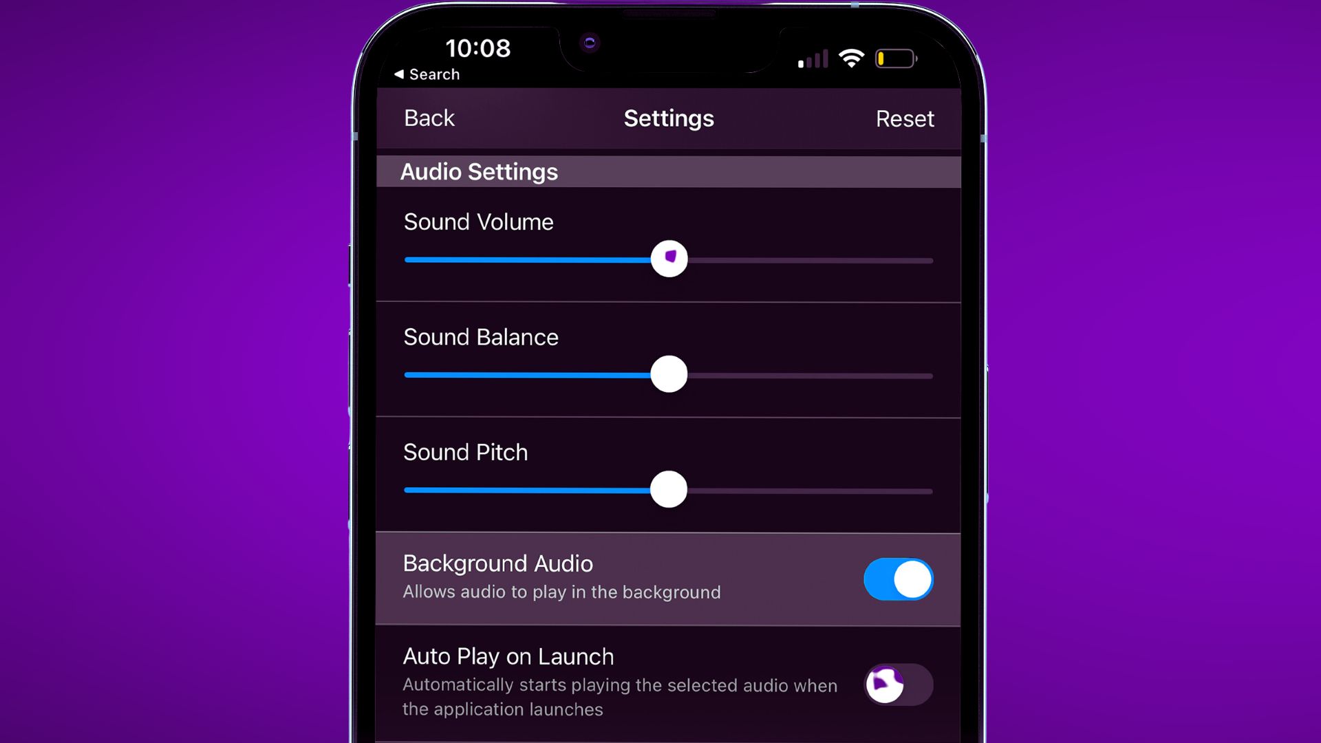 Check Volume and Mute Settings