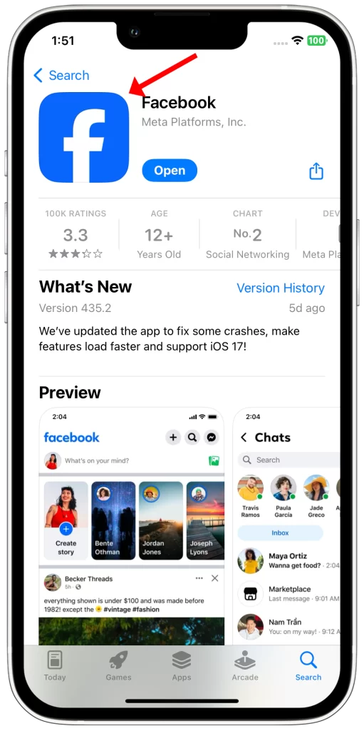 Facebook Not Working On iPhone 11? Here's The Fix 6 make sure facebook is updated